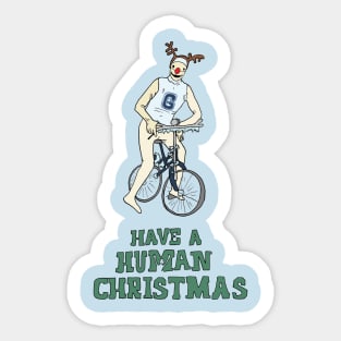 Greendale Human Being - Christmas Sticker